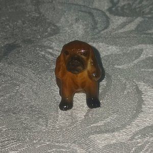 Vintage Dollhouse MINIATURE Fine Porcelain Cocker Spaniel Figurine